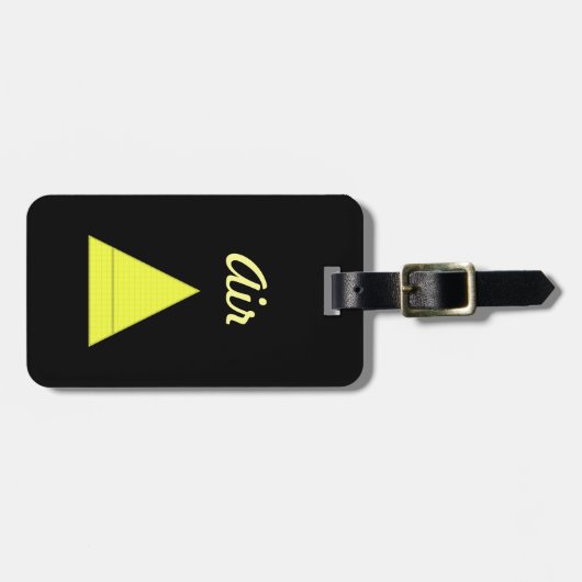 Lucht Bagagelabel (Voorkant horizontaal)