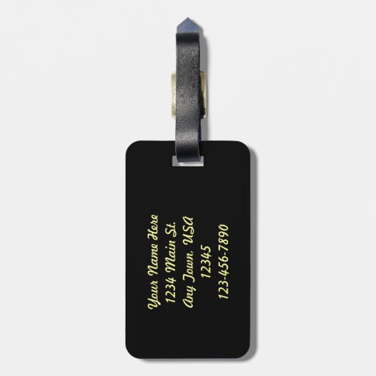 Lucht Bagagelabel (Achterkant verticaal)