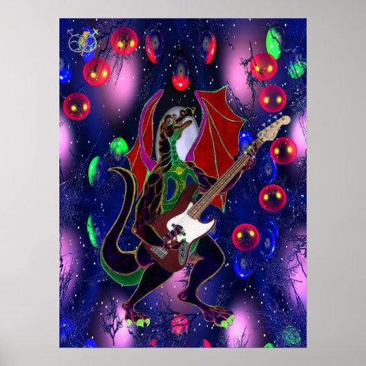 Lucht Bass Dragon. Poster (Voorkant)