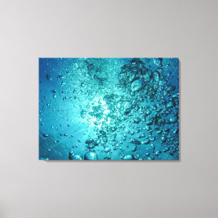 LUCHT-BEL-230014 HET WATER BORRELT OCEAAN CANVAS AFDRUK