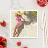 Lucht boven, zand onder, rust binnen poster, Vrouw Servet (Insitu)