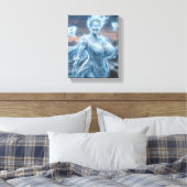 Lucht Elementaal Canvas Afdruk (Insitu (Slaapkamer))
