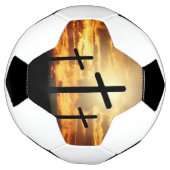 lucht en kruising voetbal (Gedraaid)