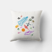 lucht- en ruimtevaartchaos kussen (Achterkant)