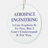 Lucht- en ruimtevaartingenieur.. Leg uit dat u het Keramisch Ornament (Links)