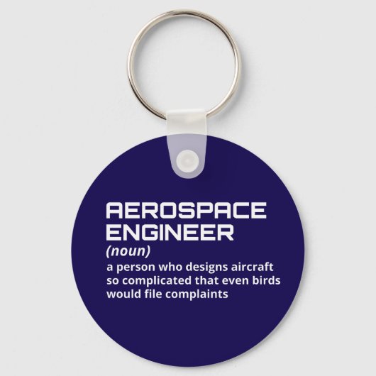 Lucht- en ruimtevaarttechnicus - Funny Definition  Sleutelhanger (Voorkant)