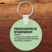 Lucht- en ruimtevaarttechnicus - Funny Definition  Sleutelhanger (Voorkant)