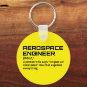 Lucht- en ruimtevaarttechnicus - Funny Definition  Sleutelhanger (Voorkant)