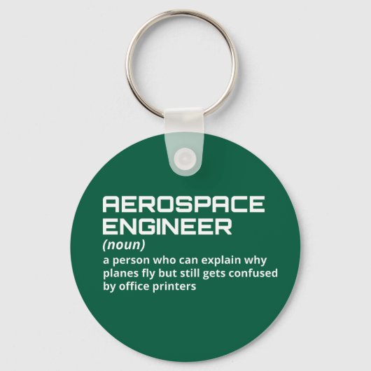 Lucht- en ruimtevaarttechnicus - Funny Definition Sleutelhanger (Voorkant)