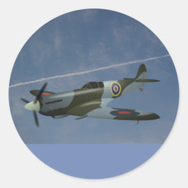 Lucht en vliegtuig sticker