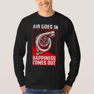Lucht gaat in geluk met Turbo Car Racing T-shirt