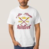LUCHT GEBOREN INTELLECT - SINDS 19XX T-SHIRT (Voorkant)