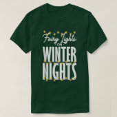 Lucht licht op winternachten, kerstlicht t-shirt (Design voorkant)