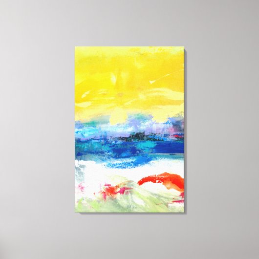 Lucht Schouder I Canvas Afdruk (Voorkant)