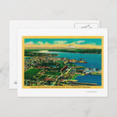 Lucht uitzicht van de Werf van de Marine Bremerton Briefkaart (Voorkant / Achterkant)