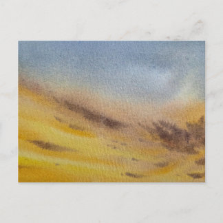 Lucht waterverfschildering briefkaart