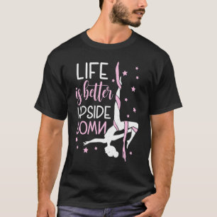 Luchtacrobaat Aerial Yoga-beoefenaar en Aerial Zi T-shirt