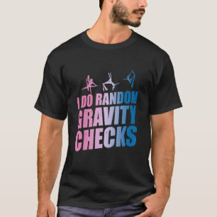 Luchtacrobaat Aerial Yoga Beoefenaar Zijde Acrobat T-shirt