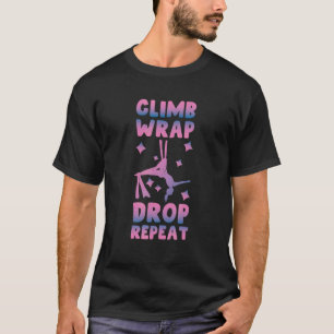 Luchtacrobaat Aerial Yoga Uitvoerder Zijde Acrobat T-shirt