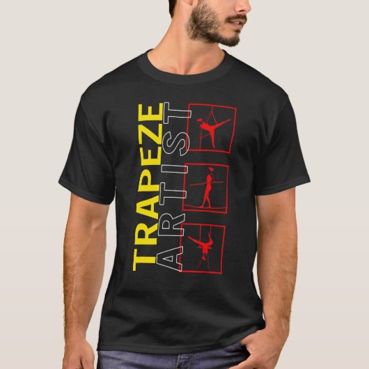 Luchtacrobat Circus Trapezekunstenaar Vliegende Ac T-shirt (Voorkant)