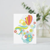 Luchtballon Briefkaart (Staand voorkant)