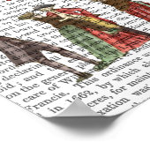 Luchtballon en mensen poster (Hoek)