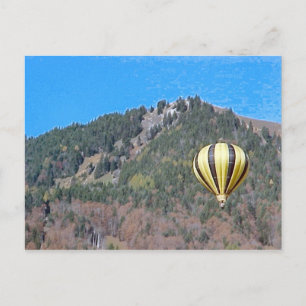Luchtballon in de Bernese Oberland Briefkaart