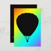 luchtballon kaart (Voorkant / Achterkant)