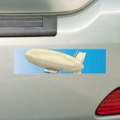 Luchtballon Luchtschip Bumpersticker (Op auto)