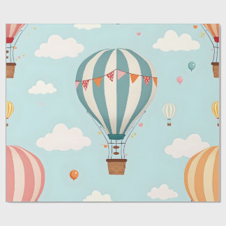 Luchtballon Ontwerp Inpakpapier