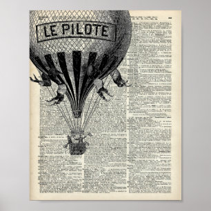 luchtballon poster