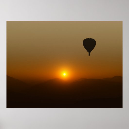 luchtballon poster (Voorkant)