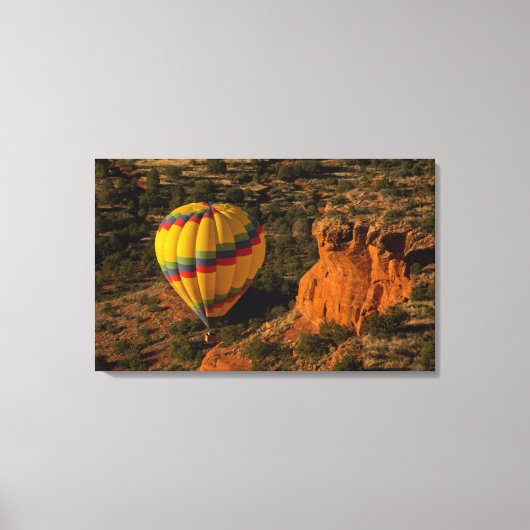 Luchtballon, Red Rock, Coconino National Canvas Afdruk (Voorkant)
