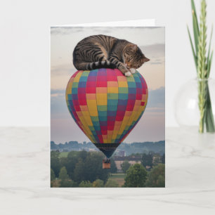 luchtballon van Tabby Kaart
