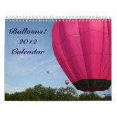 Luchtballonnen!!!!!  Agenda 2012 Kalender (Hoes)