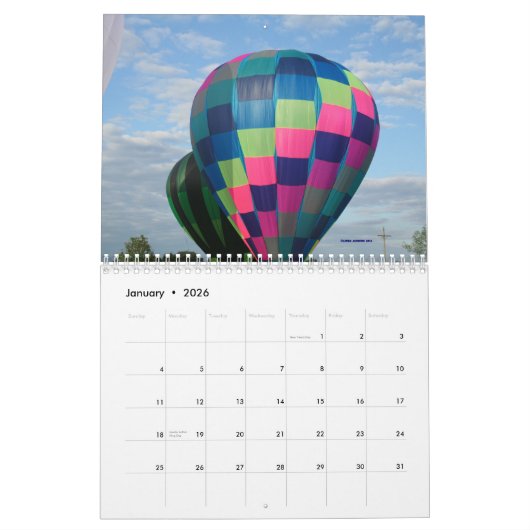 Luchtballonnen!!!!!  Agenda 2013 Kalender (Jan 2026)