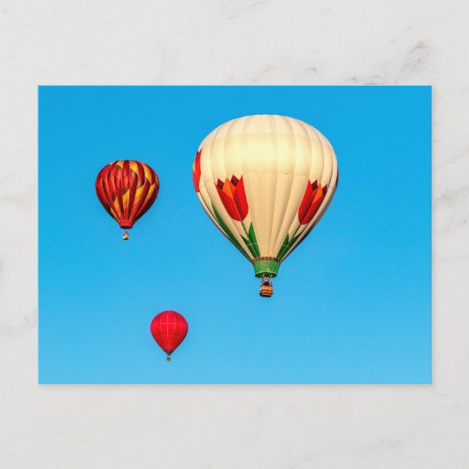 Luchtballonnen Briefkaart (Voorkant)