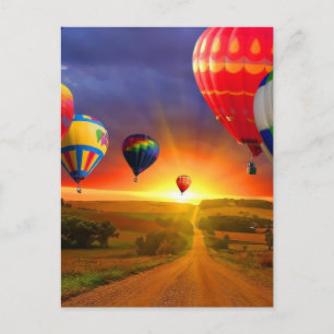 Luchtballonnen Briefkaart