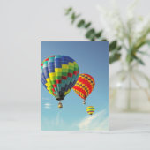 Luchtballonnen Briefkaart (Staand voorkant)