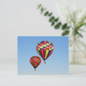 Luchtballonnen Briefkaart (Staand voorkant)
