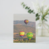 luchtballonnen briefkaart (Staand voorkant)