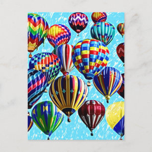 Luchtballonnen Briefkaart