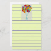 Luchtballonnen Briefpapier (Voorkant / Achterkant)