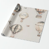  luchtballonnen cadeaupapier (Uitgerold)