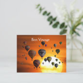Luchtballonnen in briefkaart (Staand voorkant)