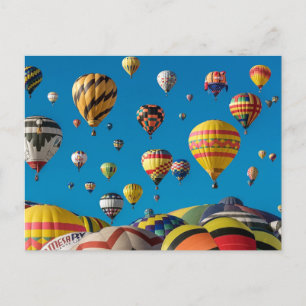 Luchtballonnen in het Briefkaart Sky