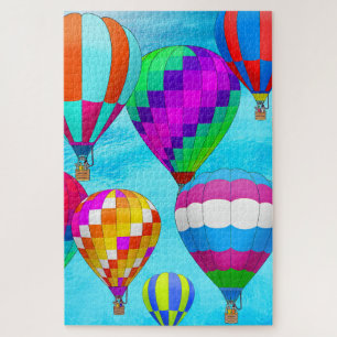 Luchtballonnen Legpuzzel