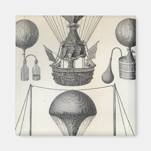 Luchtballonnen Magneet (Voorkant)