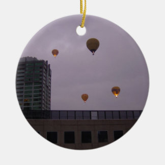 Luchtballonnen over Melbourne Keramisch Ornament