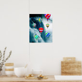 Luchtballonnen over Niagara-Herfsten Poster (Keuken)